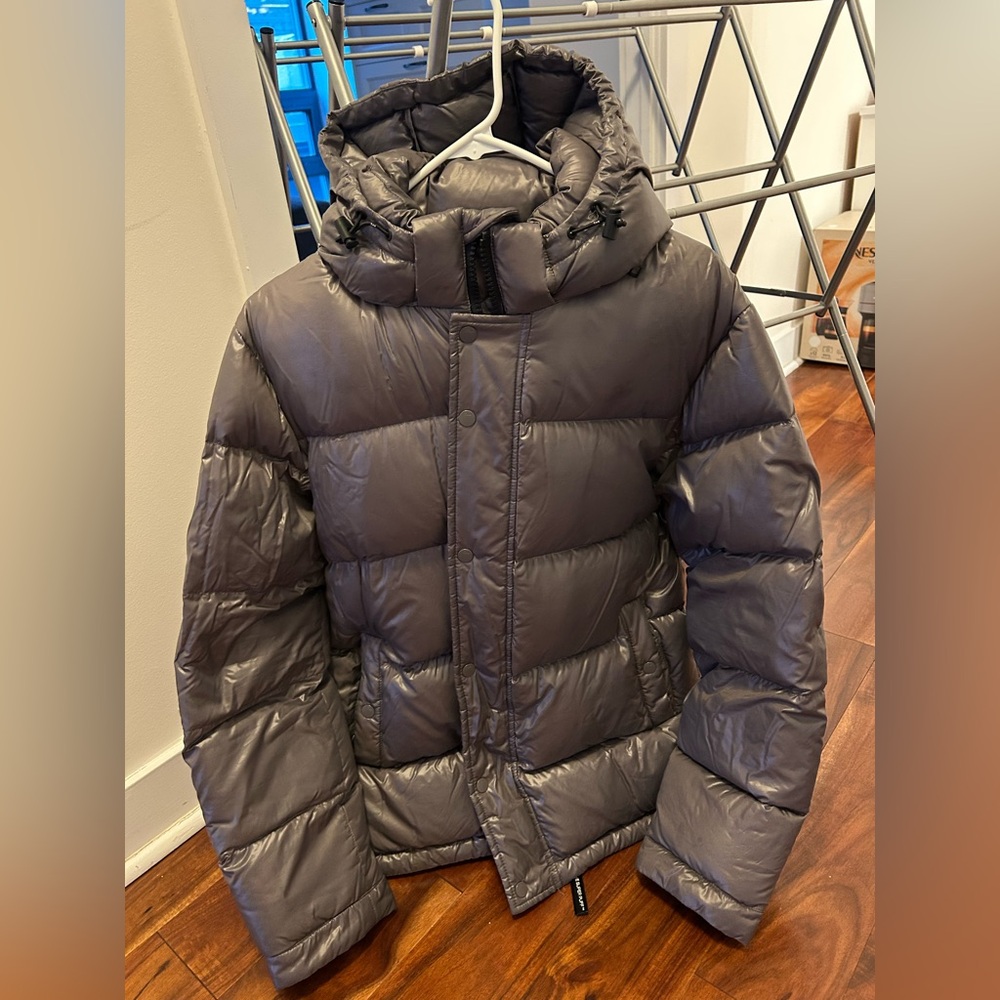 Aritzia Gray Puffer Jacket